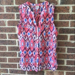 Como Vintage Tank Top Blouse Formal/Cover Up